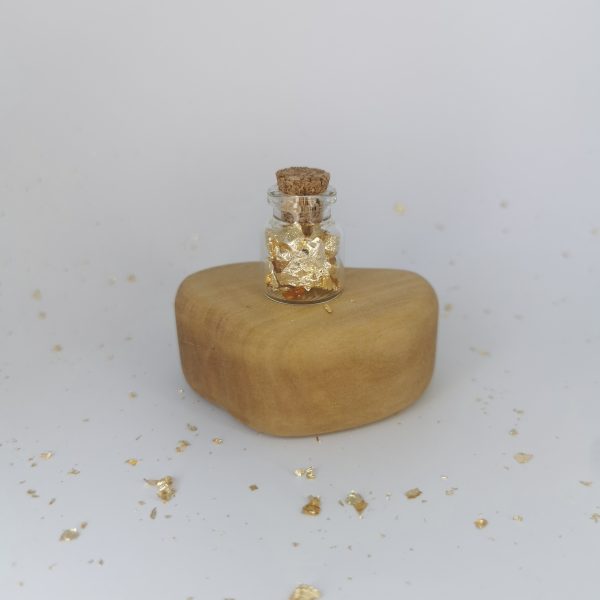 potje goud in houder