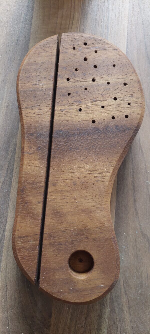 Kaartenhouder Palissander hout - Afbeelding 2