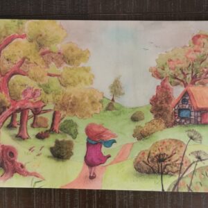 Vertelplaat wind in je haren
