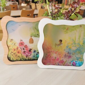 Vierkanten lijst of frame voor transparanten