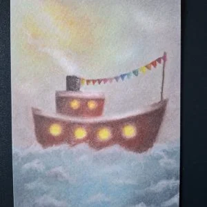 kaart A6 stoomboot Lot Bouwes