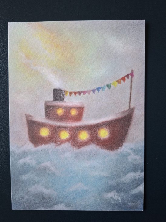 kaart A6 stoomboot Lot Bouwes