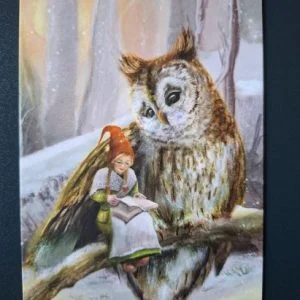 kaart A6 a winters' tale Iris  Esther